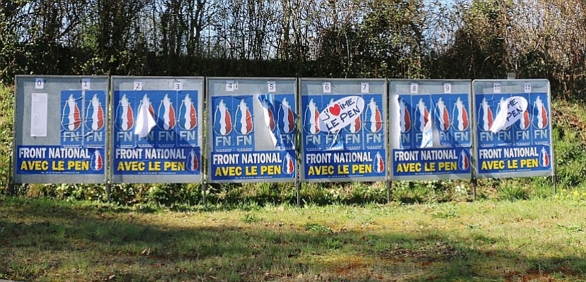 Vire. Affiches du Front National en Normandie : "Pas évident de contrôler les anciens militants"