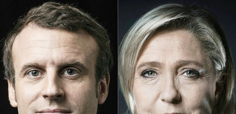 Présidentielle: duel Macron-Le Pen au second tour selon des estimations