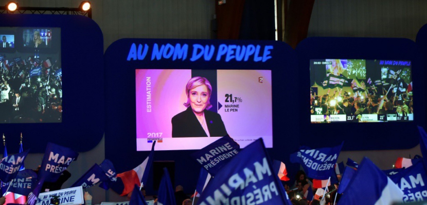 A Hénin-Beaumont, des militants "persuadés" de la victoire de Le Pen
