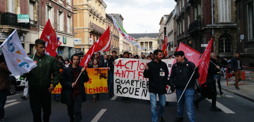 Rouen. Présidentielle : à Rouen, une centaine de manifestants contre les deux candidats au second tour