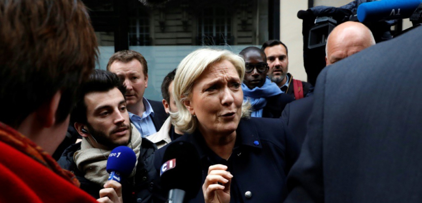 "Nous aurons une monnaie nationale", assure Marine Le Pen