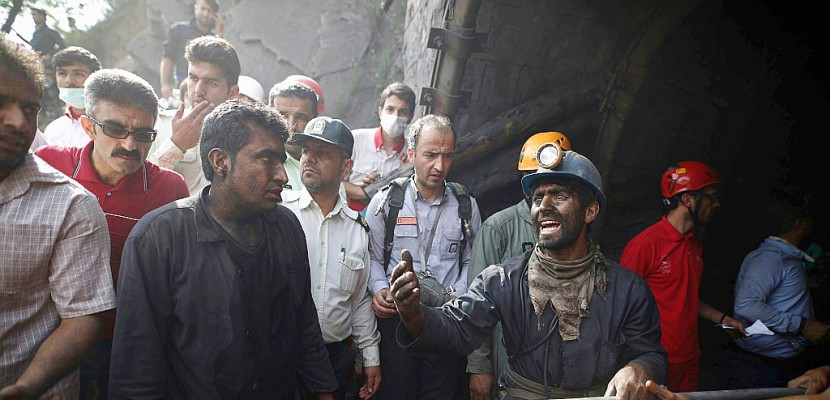 Accident dans une mine en Iran: peu d'espoir de retrouver des survivants