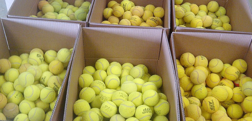 Flers. Soixante mille balles de tennis usagées, recyclées en Normandie