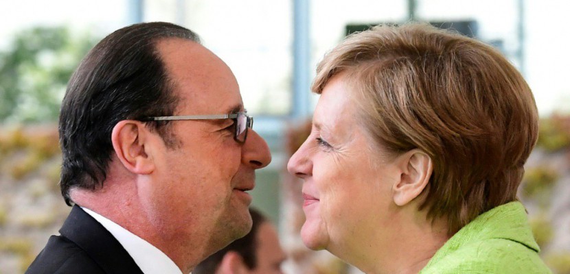 Hollande à Berlin pour son ultime apparition sur la scène internationale