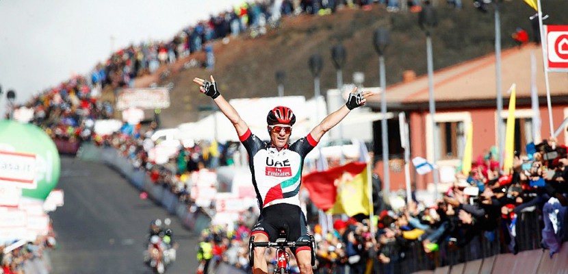 Tour d'Italie: Polanc vainqueur sur l'Etna, Jungels en rose