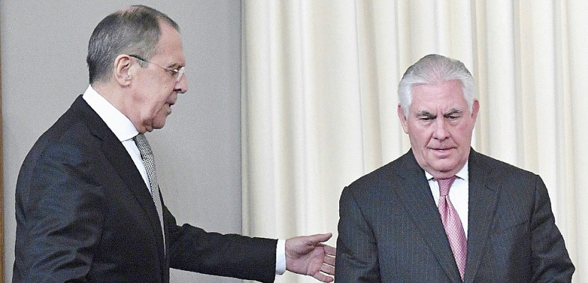 Syrie: le Russe Lavrov vient chercher le soutien de l'Américain Tillerson