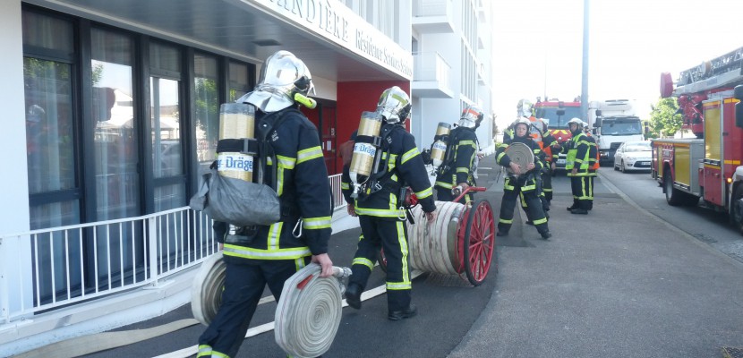 Ifs. Exercice incendie : près de Caen, une résidence pour senior évacuée [Photos]
