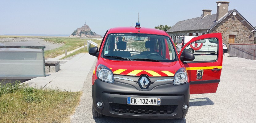 Le Mont-Saint-Michel. Un véhicule tout électrique pour les sapeurs-pompiers du Mont-Saint-Michel