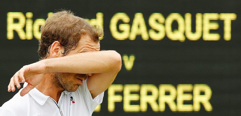 Wimbledon: Gasquet éliminé d'entrée par l'Espagnol Ferrer