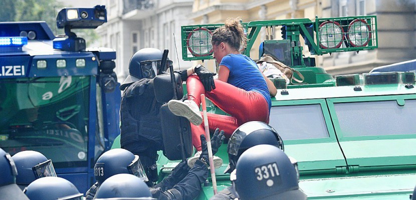 Manifestations anti-G20: la police veut des renforts, Melania Trump bloquée