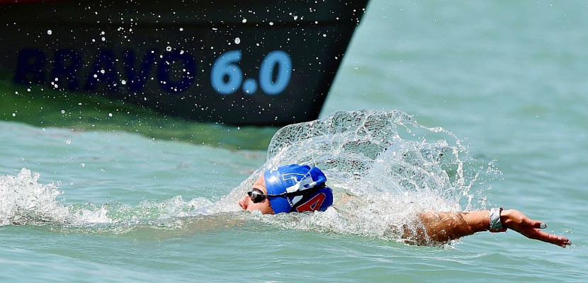 Natation: la France sacrée en relais mixte 5 km en eau libre, 3e titre