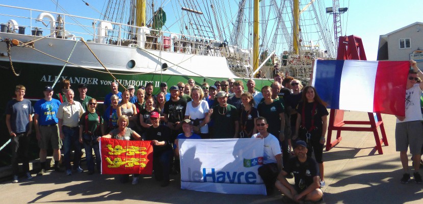 Le-Havre. 500 ans du Havre : les grands voiliers traversent l'Atlantique