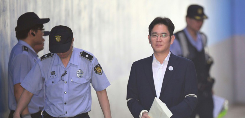 Corruption: 12 ans de prison requis pour l'héritier de Samsung