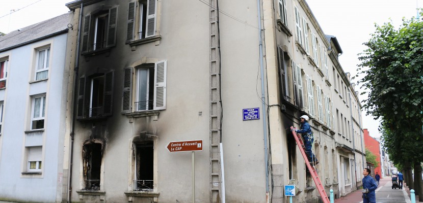 Cherbourg. Cherbourg : un appartement entièrement détruit dans un incendie