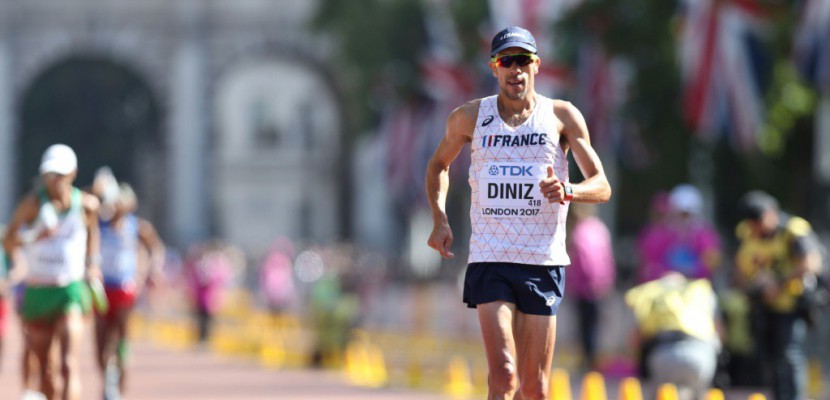 Athlétisme: Yohann Diniz sacré sur 50 km marche, troisième titre pour la France