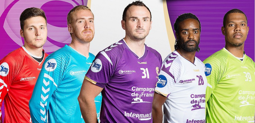 Cherbourg. Handball, Proligue : le nouveau maillot mauve et or de la JS Cherbourg