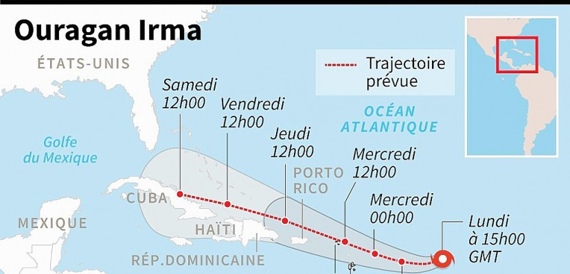 Cyclone Irma : mesures de protection des populations en Guadeloupe, Saint-barth et Saint-Martin