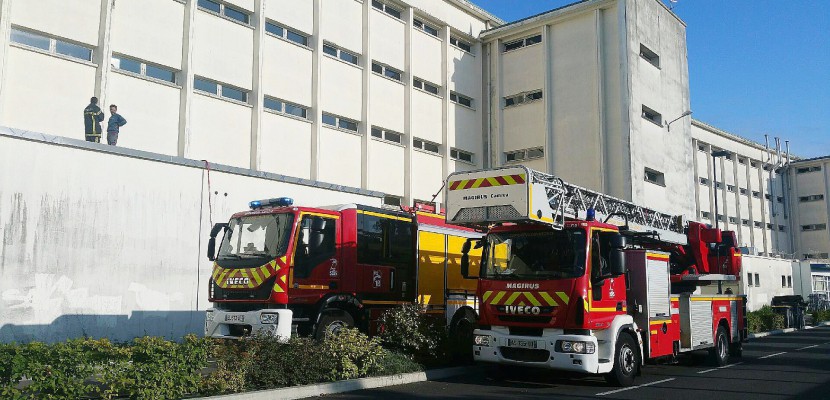 Caen. Incendie au lycée Malherbe à Caen : une opération de longue durée