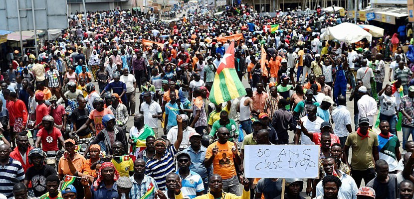 Togo: marée humaine dans les rues de Lomé à l'appel de l'opposition