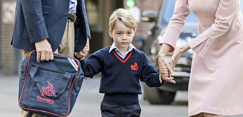 Royaume-Uni: le prince George fait sa rentrée scolaire