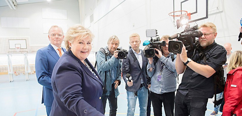 Erna Solberg, Première ministre "normale" de Norvège
