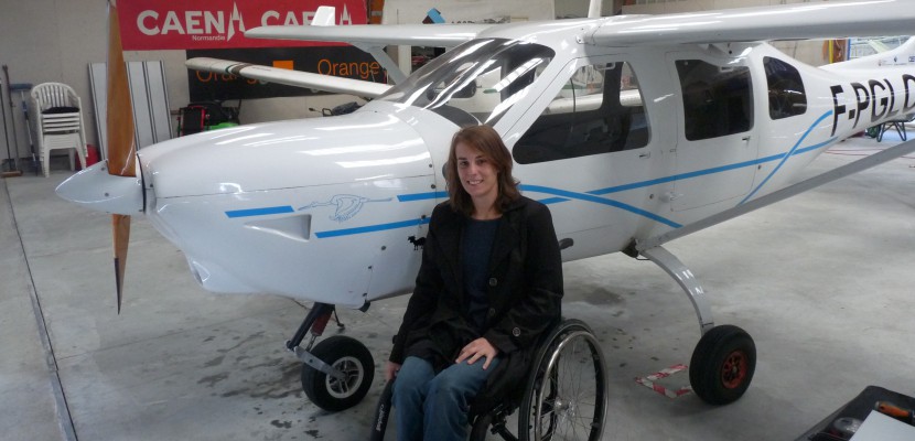 Carpiquet. Près de Caen, Élodie Marie est devenu pilote d'avion malgré son handicap
