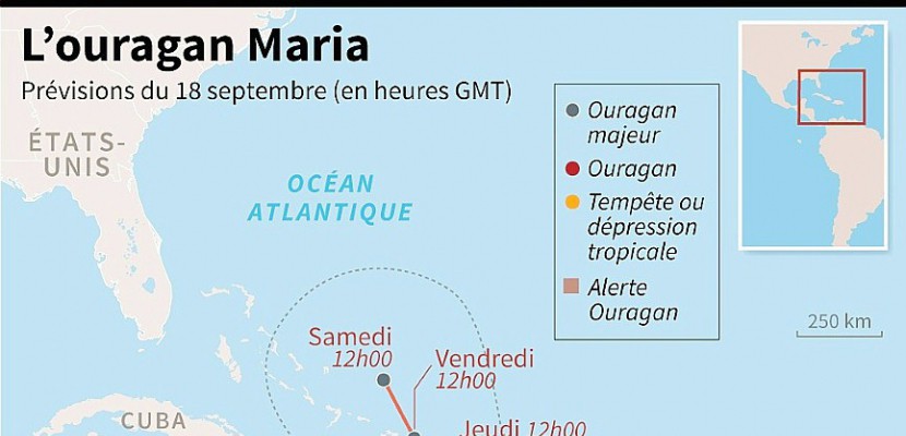 Ouragan Maria: la Dominique a "perdu tout ce qui pouvait être perdu"