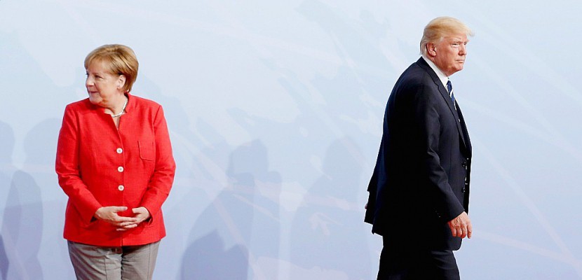 Trump et Merkel, deux styles, deux mondes
