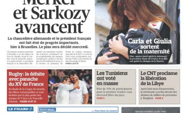 Le Figaro publie la photo de Giulia Sarkozy