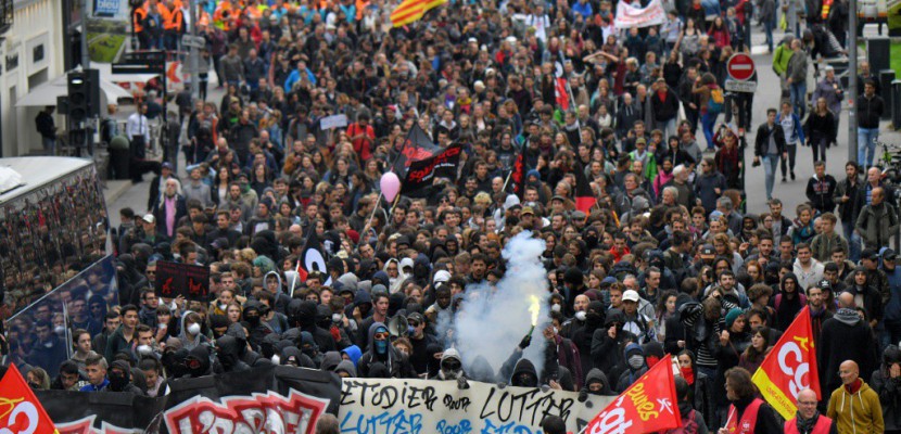 Fonctionnaires: 400.000 manifestants dans toute la France, selon la CGT