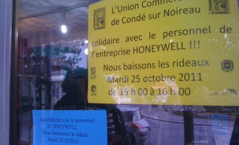 Forte mobilisation à Caen contre la fermeture d'Honeywell à Condé sur Noireau