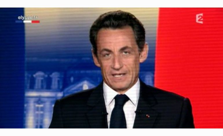 Intervention de Nicolas Sarkozy à la télévision ce soir.