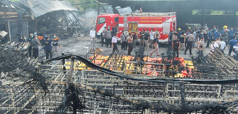 Indonésie: 46 morts dans l'incendie d'une usine de feux d'artifice