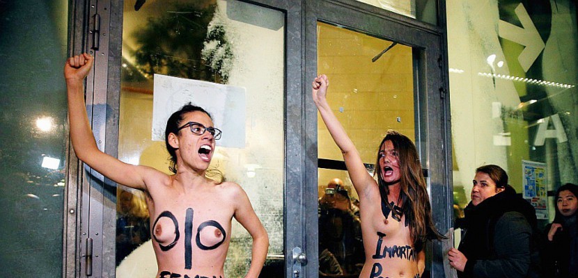 Paris: des Femen perturbent le lancement de la rétrospective Polanski