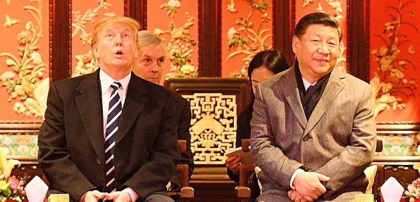 Trump poursuit en Chine sa croisade contre la Corée du Nord