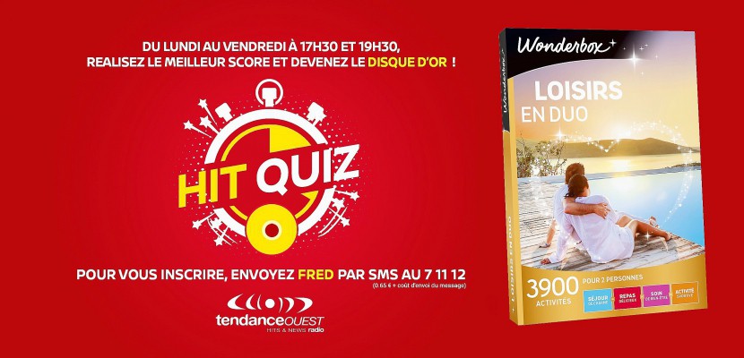 Hors Normandie. Marie de Troisgot (50) gagne un Coffret WonderBox "Loisirs en Duo" dans le Hit Quiz !