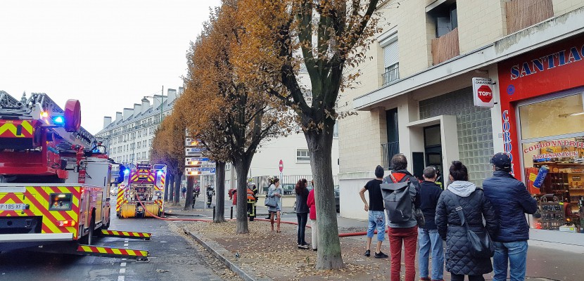 Caen. Un appartement prend feu dans le centre-ville de Caen