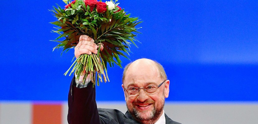 Martin Schulz réélu à la tête du parti social-démocrate allemand