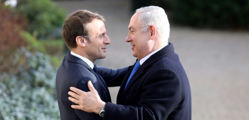 Macron appelle Netanyahu à "des gestes courageux envers les Palestiniens"