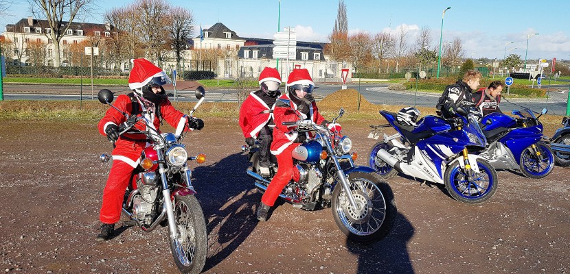 Saint-Lô. Les motards Pères-Noël mobilisés pour les enfants hospitalisés à Saint-Lô