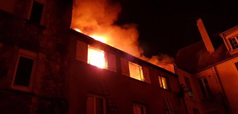 Caen. Caen : incendie dans le Vaugueux, un homme sauvé des flammes