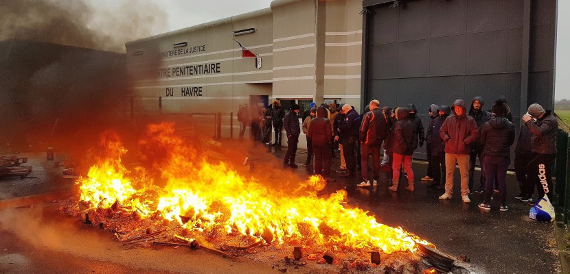 Le-Havre. Prisons : en Seine-Maritime le centre pénitentiaire du Havre bloqué
