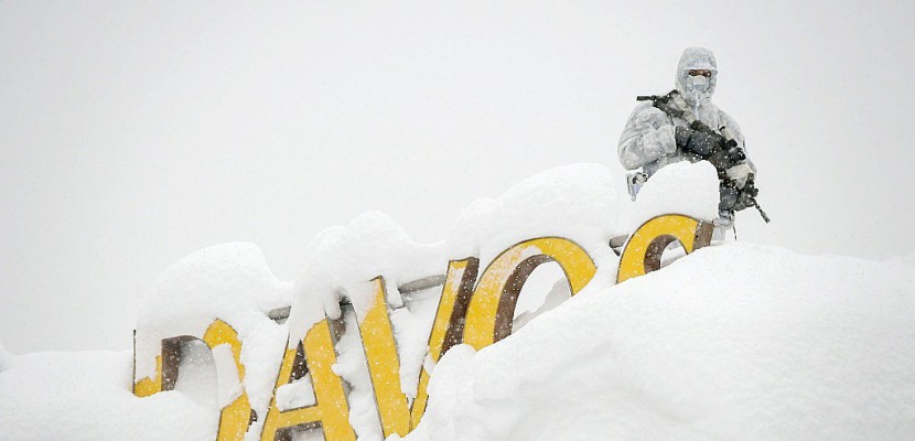 A Davos, abondance de neige et d'optimisme pour l'élite mondiale