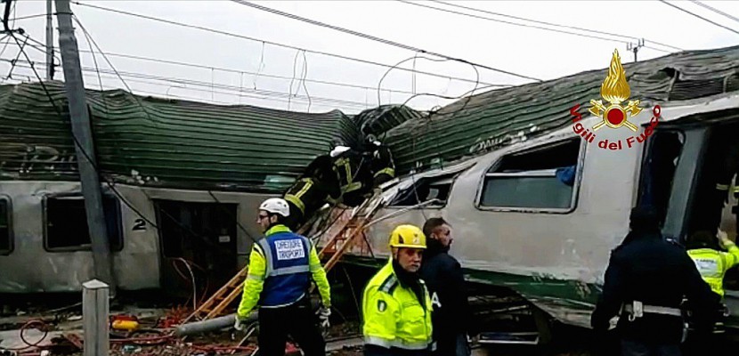 Italie: deux morts dans le déraillement d'un train près de Milan