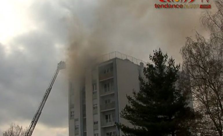 Vidéo : Incendie dans un immeuble à St-Lô