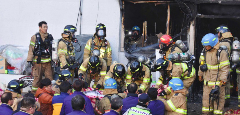 Une quarantaine de morts dans l'incendie d'un hôpital sud-coréen