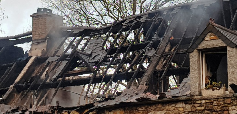 Cherbourg. Manche : une maison complètement détruite par les flammes