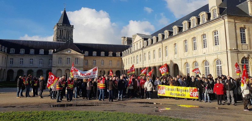 Caen. Normandie : les agents de la Région en grève