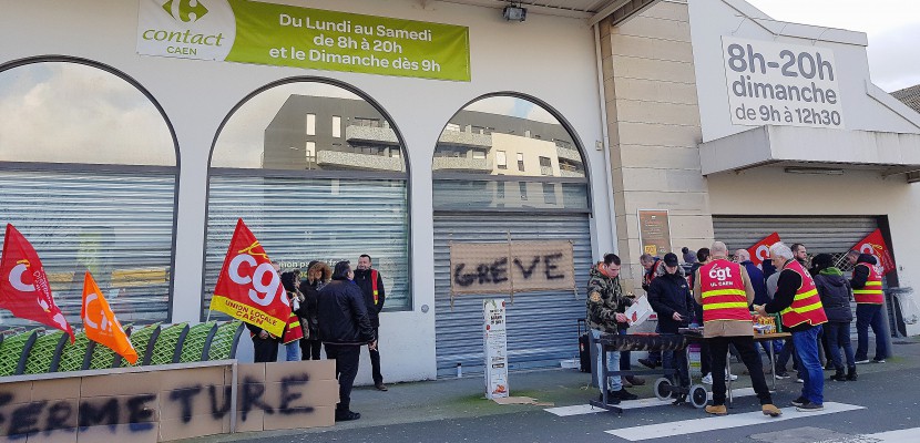 Caen. Grève chez Carrefour : le début d'une longue mobilisation en Normandie