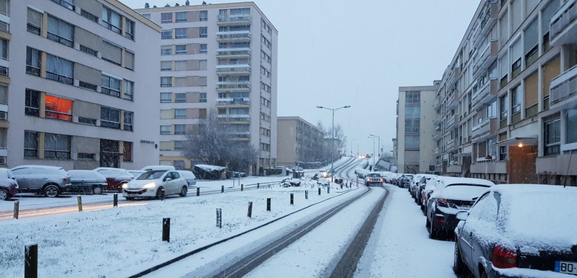 Rouen. [Photos] L'agglomération de Rouen se réveille sous la neige